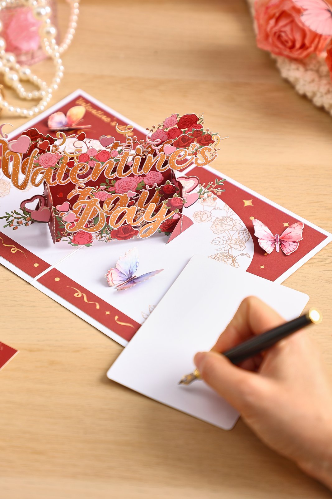 Vintage Rose Valentine's Day Greeting Card