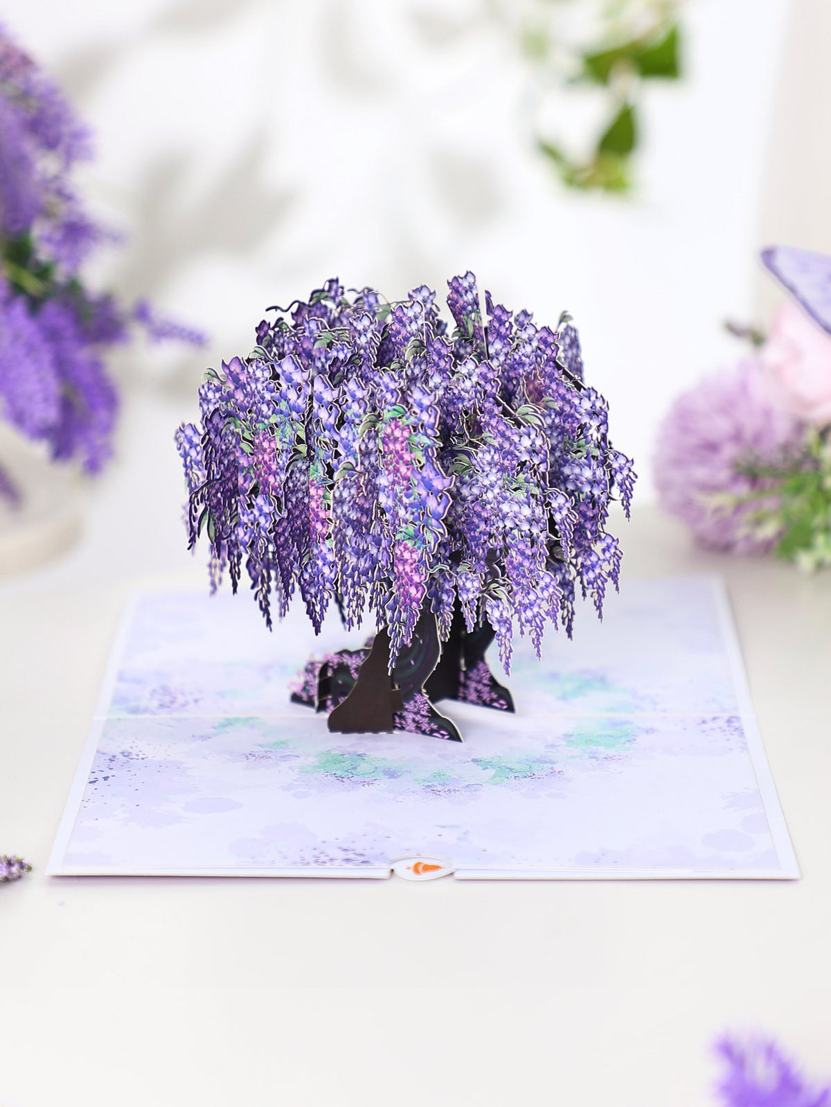 Wisteria Tree 3D Pop Up Card