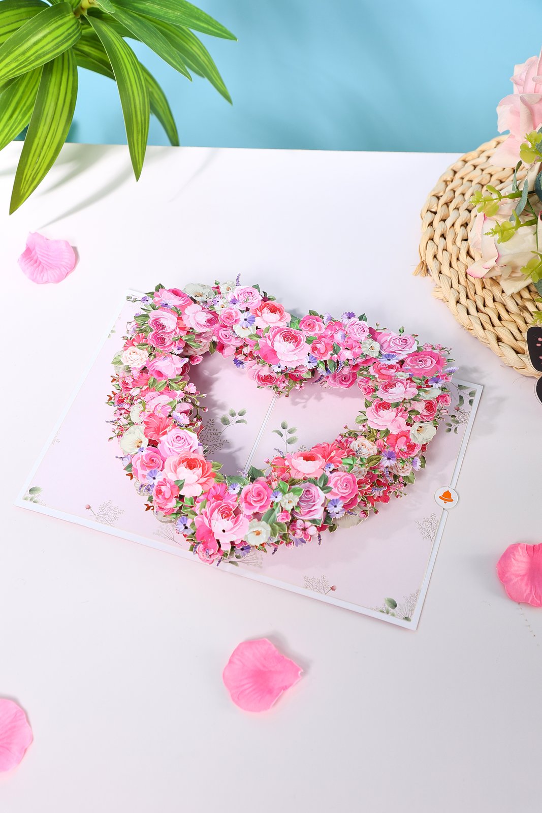 Rose Heart Greeting Card