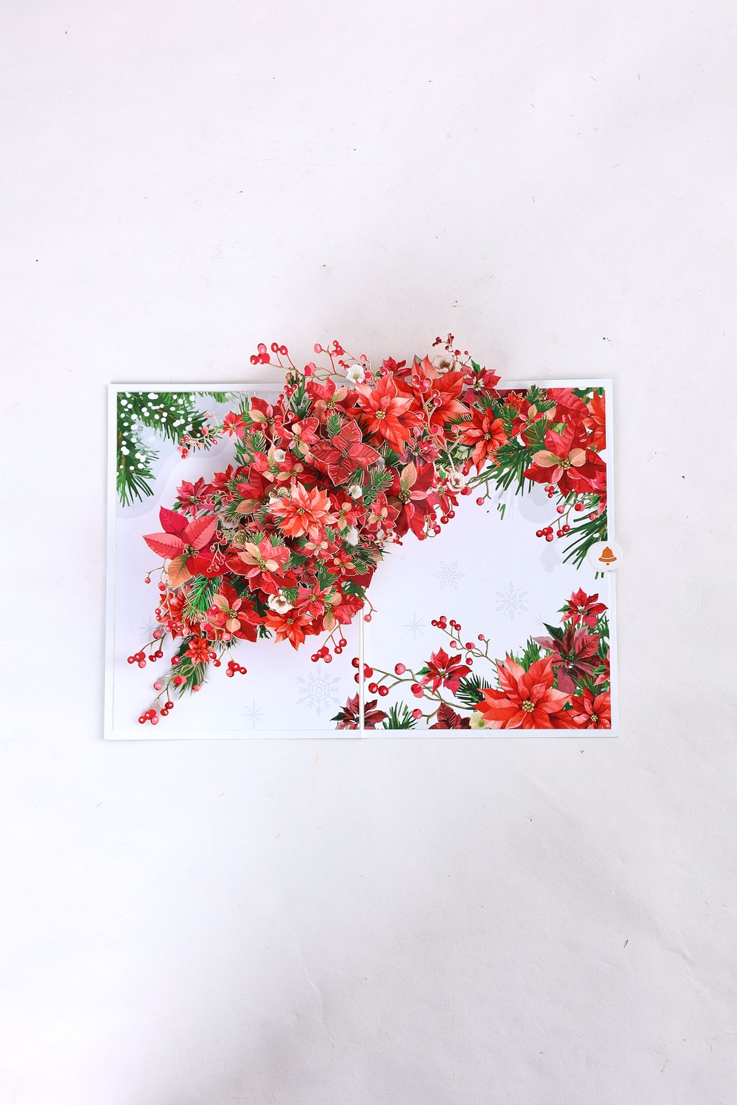 Poinsettia 3D Pop Up Card