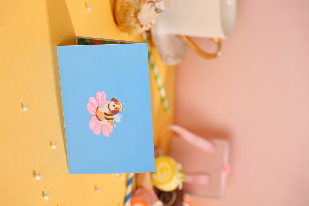 Bumble Bee Flip Pop Up Card