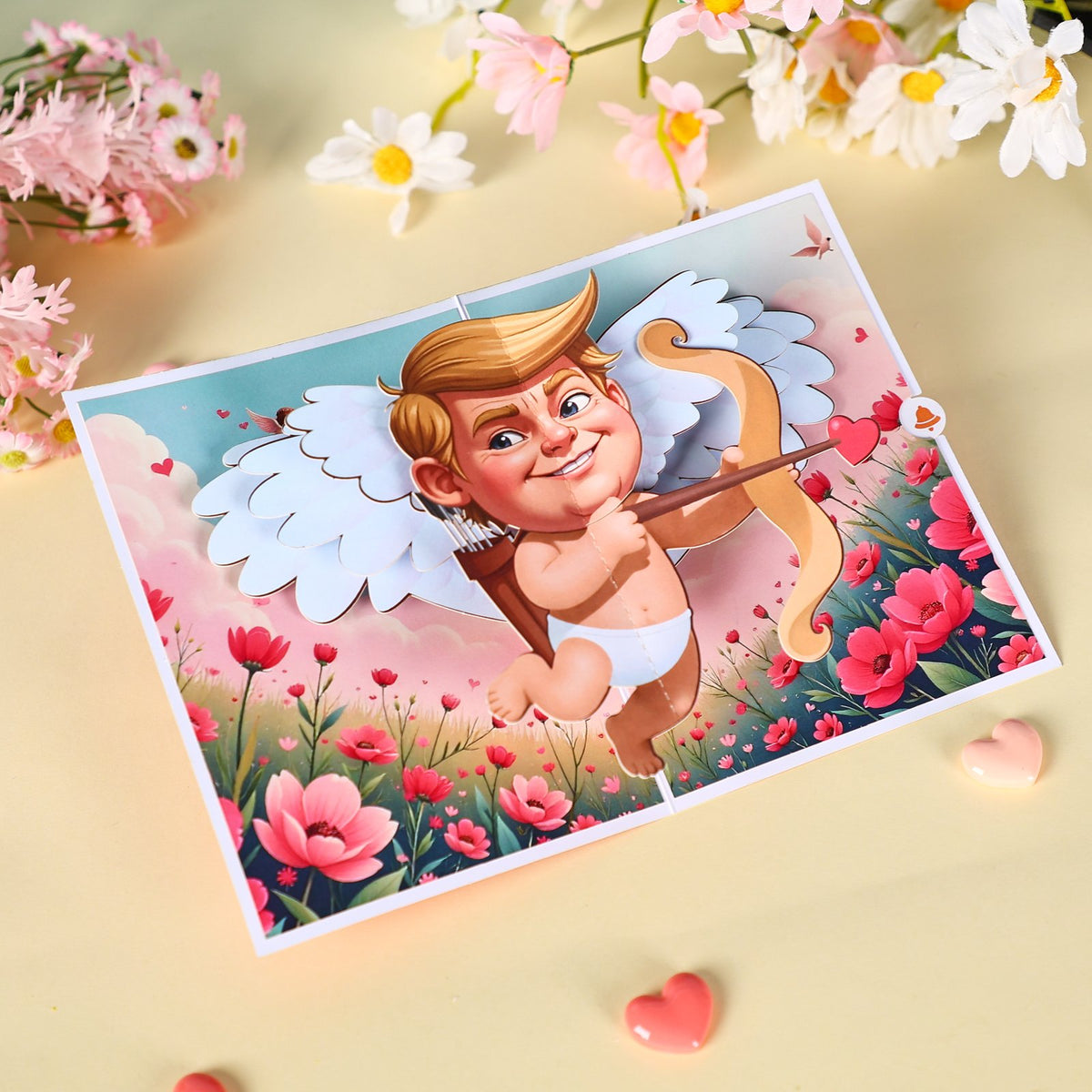 Cupid Wings Greeting Card