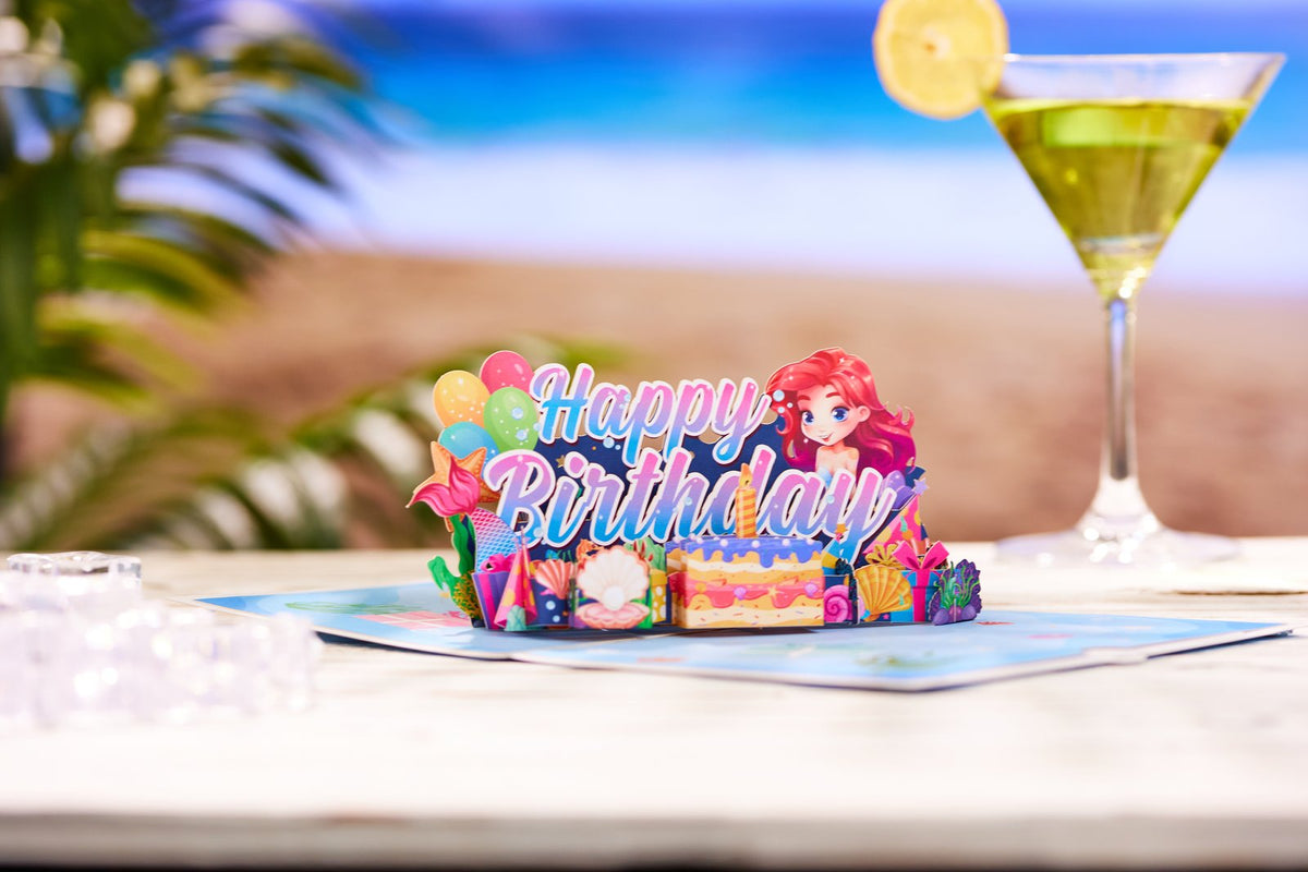 Mermaid Birthday Greeting Card