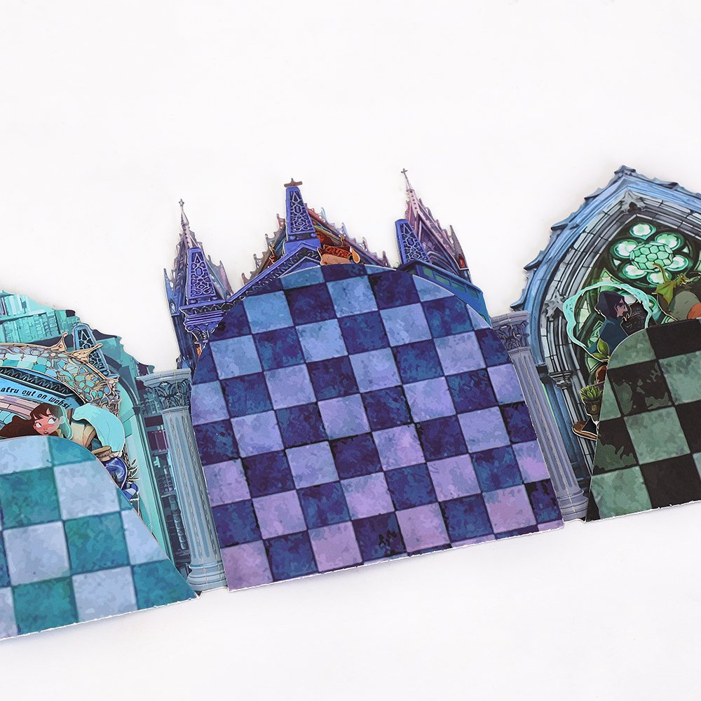 Magic Castle Academy 3D Pop Up Card