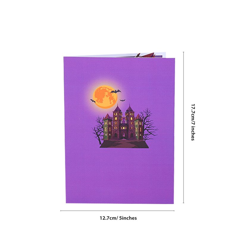 Halloween Castle 3D Pop Up Card