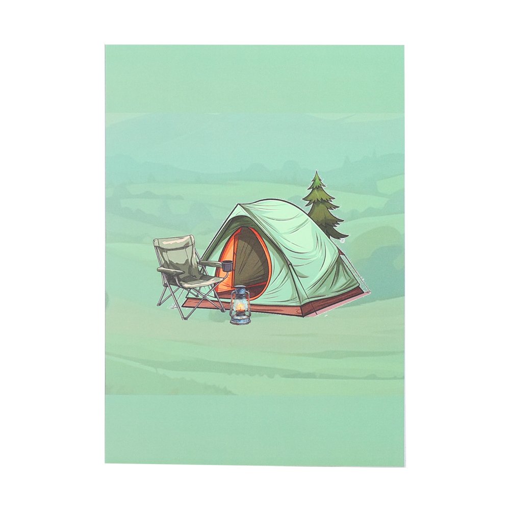 Camping Pop Up Card