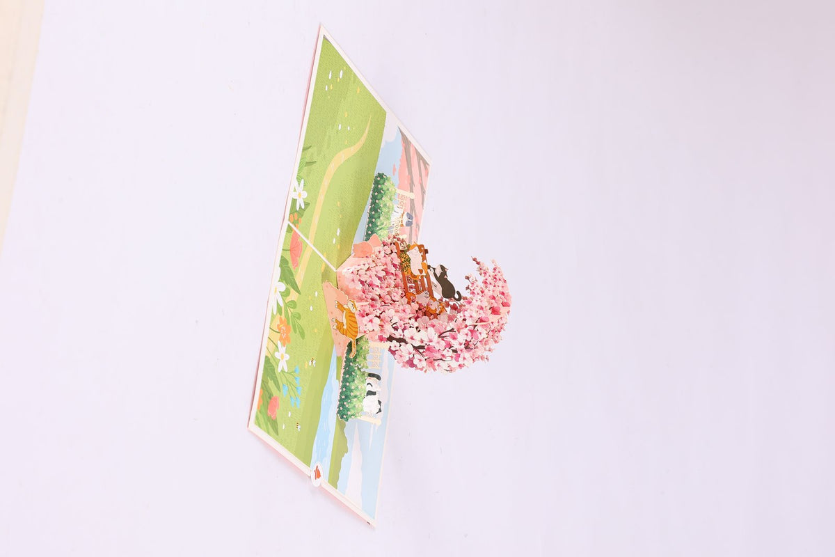 Valentine's Day Cat Greeting Card