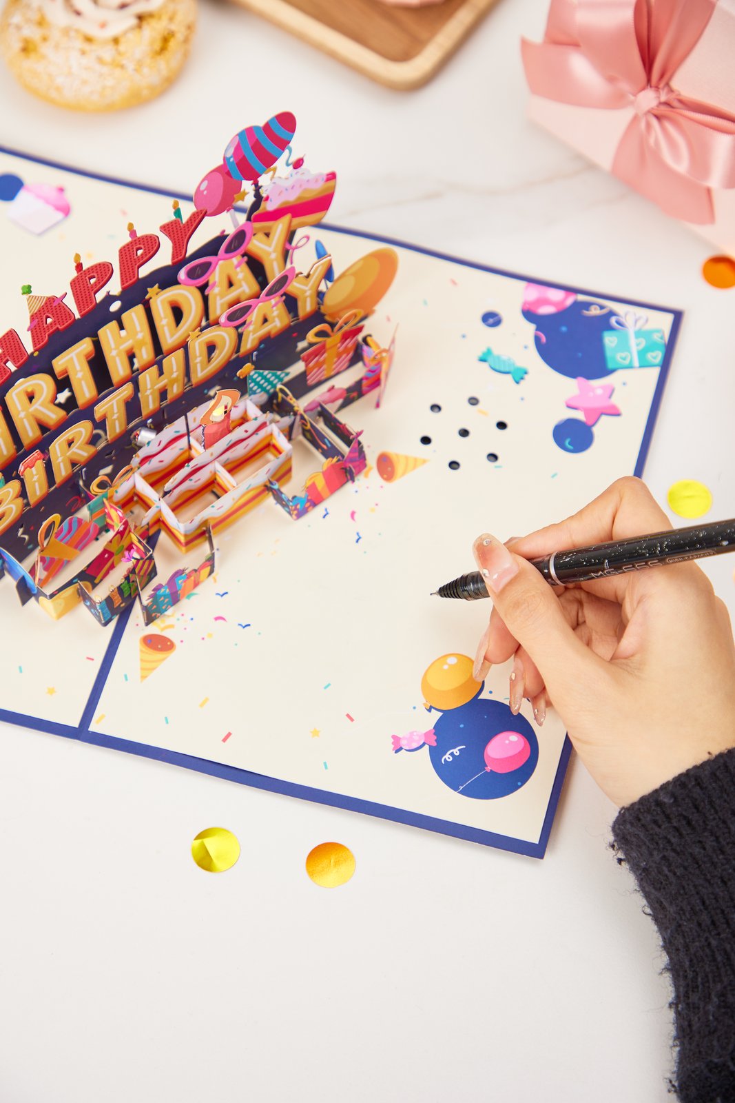 Happy Birthday Candle 3D Pop Up Card