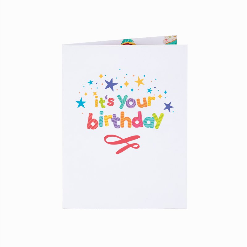 Lollipop Birthday Pop Up Card