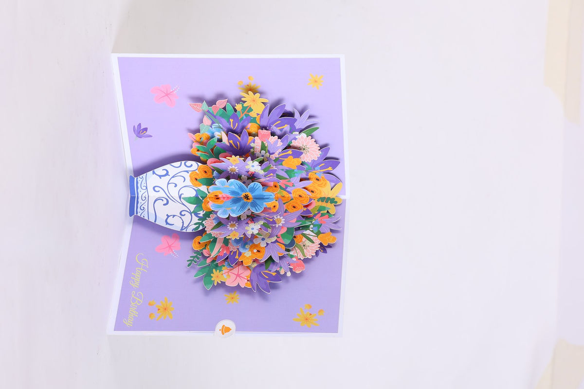 Easter Floral Wreath Heart Greeting Card
