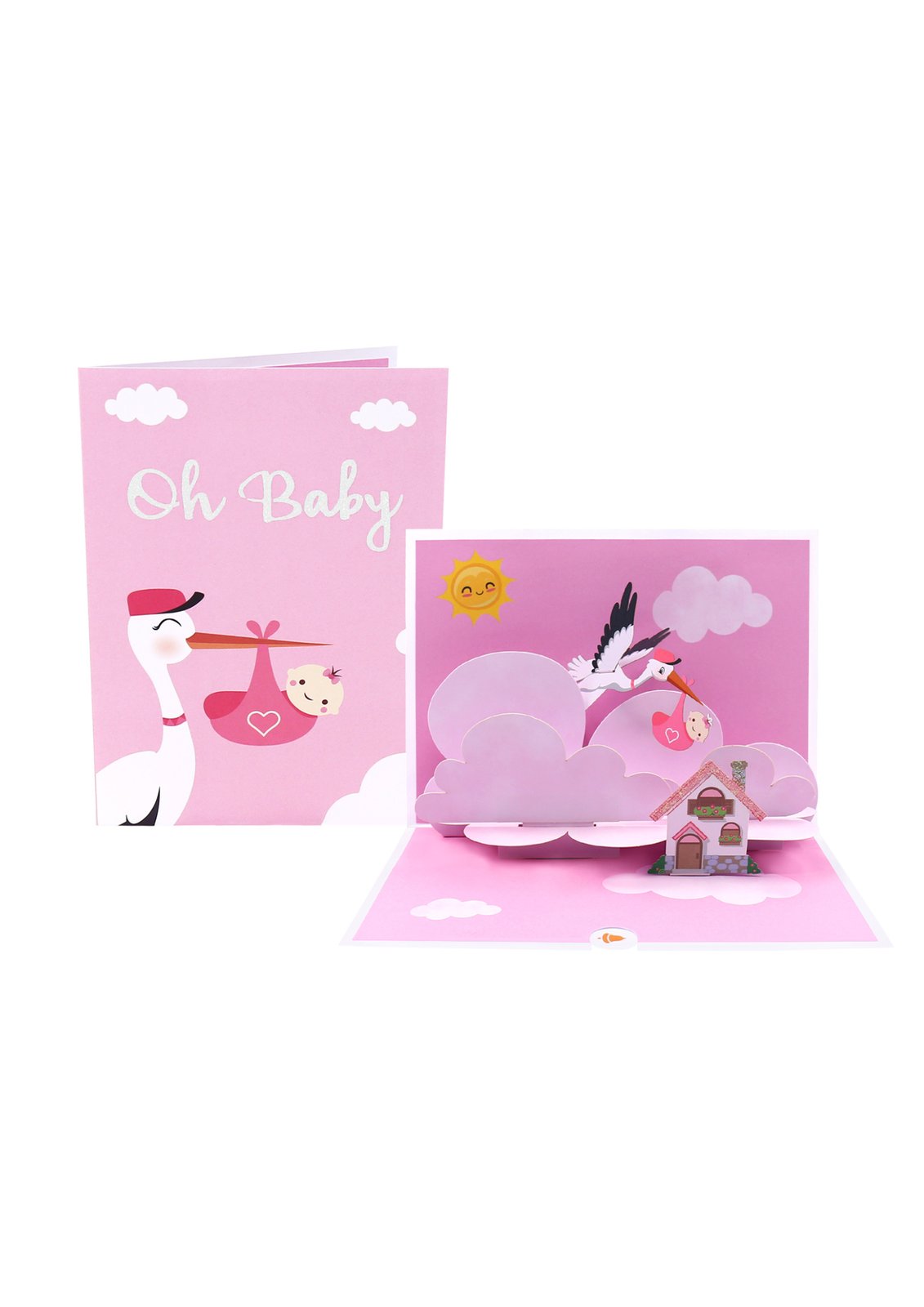 Baby Shower 3D Pop Up Card