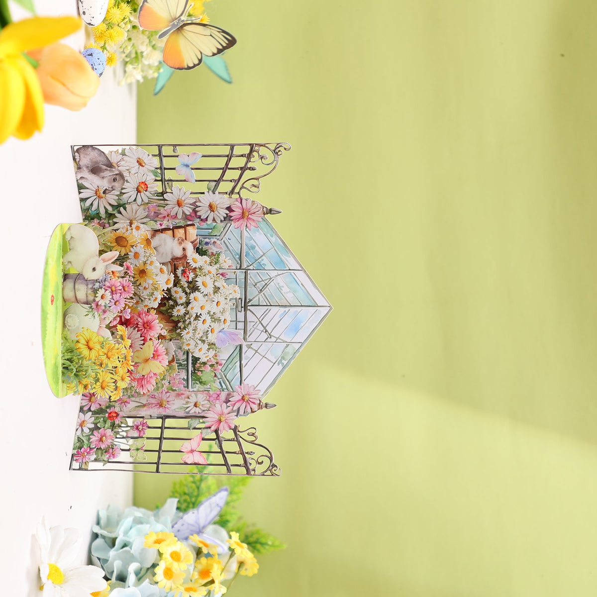 Flower Trellis Gazebo 3D Pop Up Card