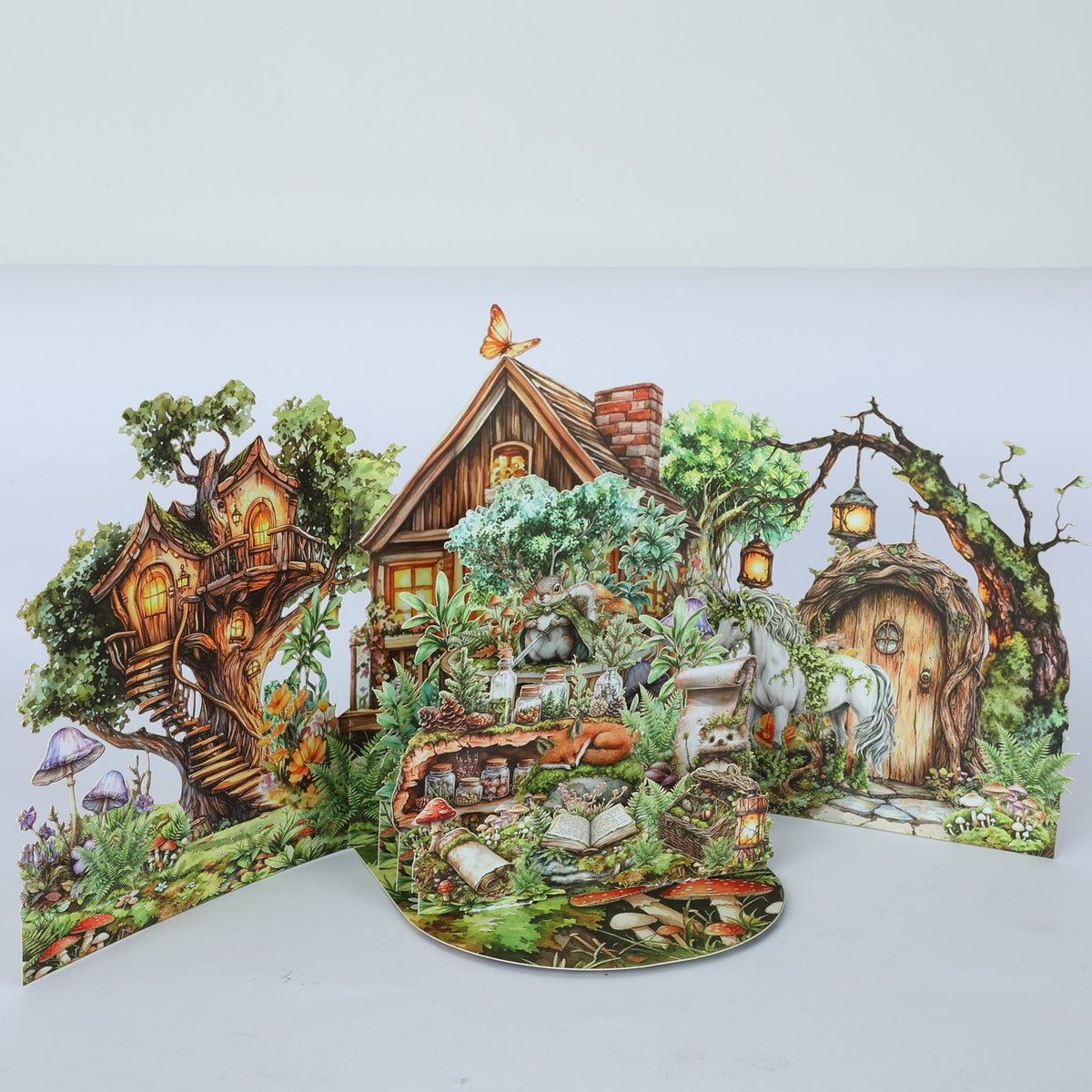 Dreamy Forest Double Door Card