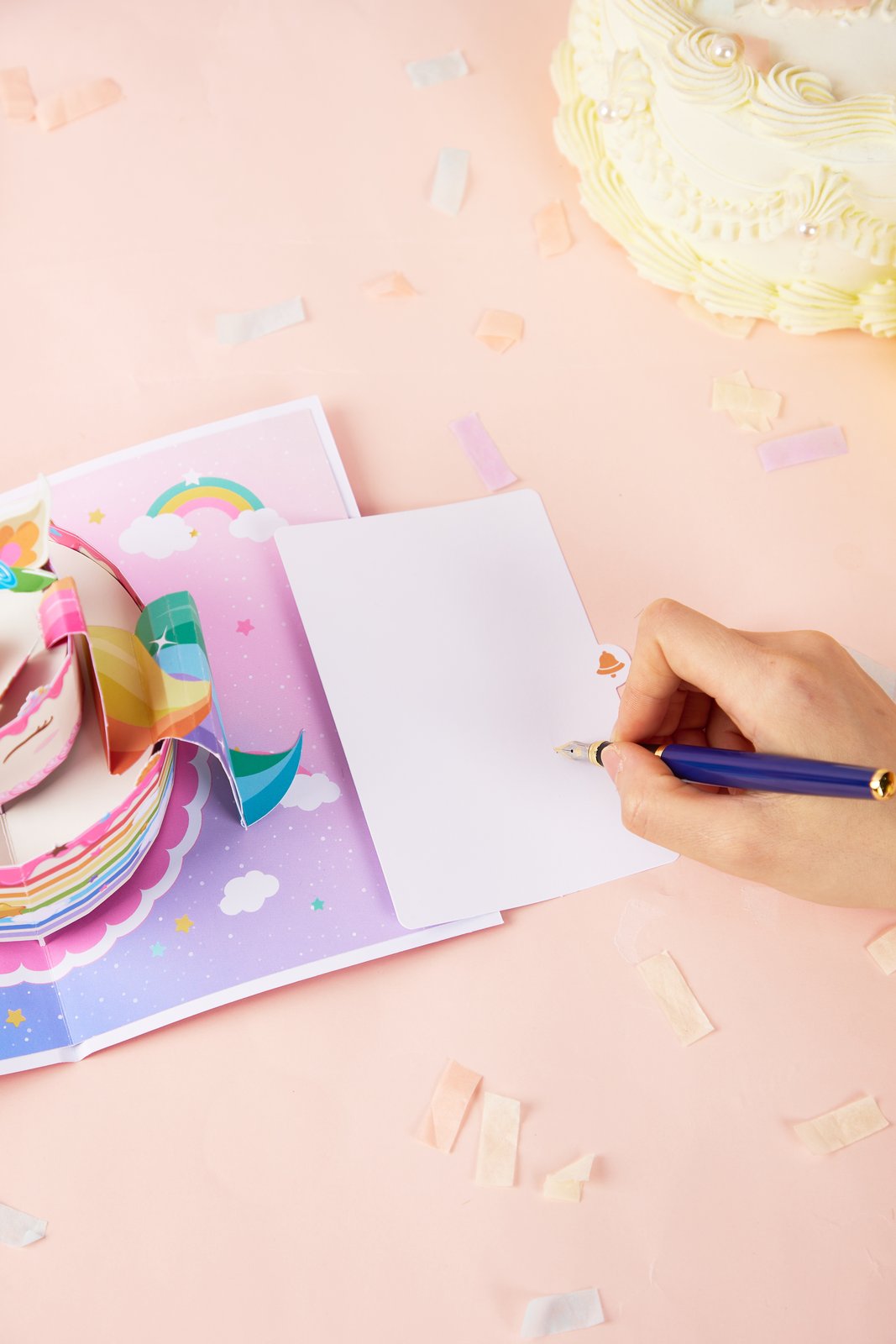Unicorn Cake 3D Pop Up Card