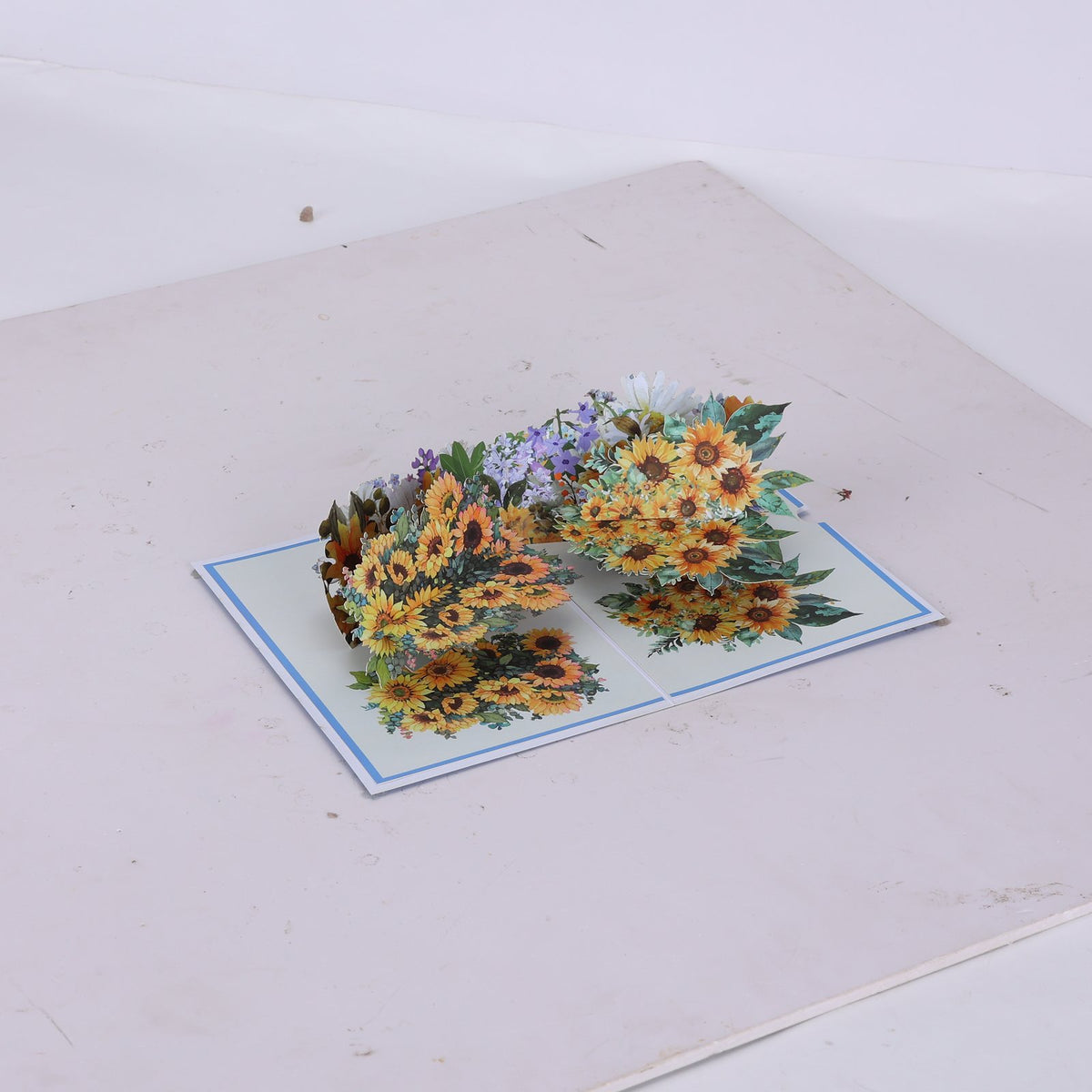 Sunflower Fresh Flowers 3D Pop Up Card