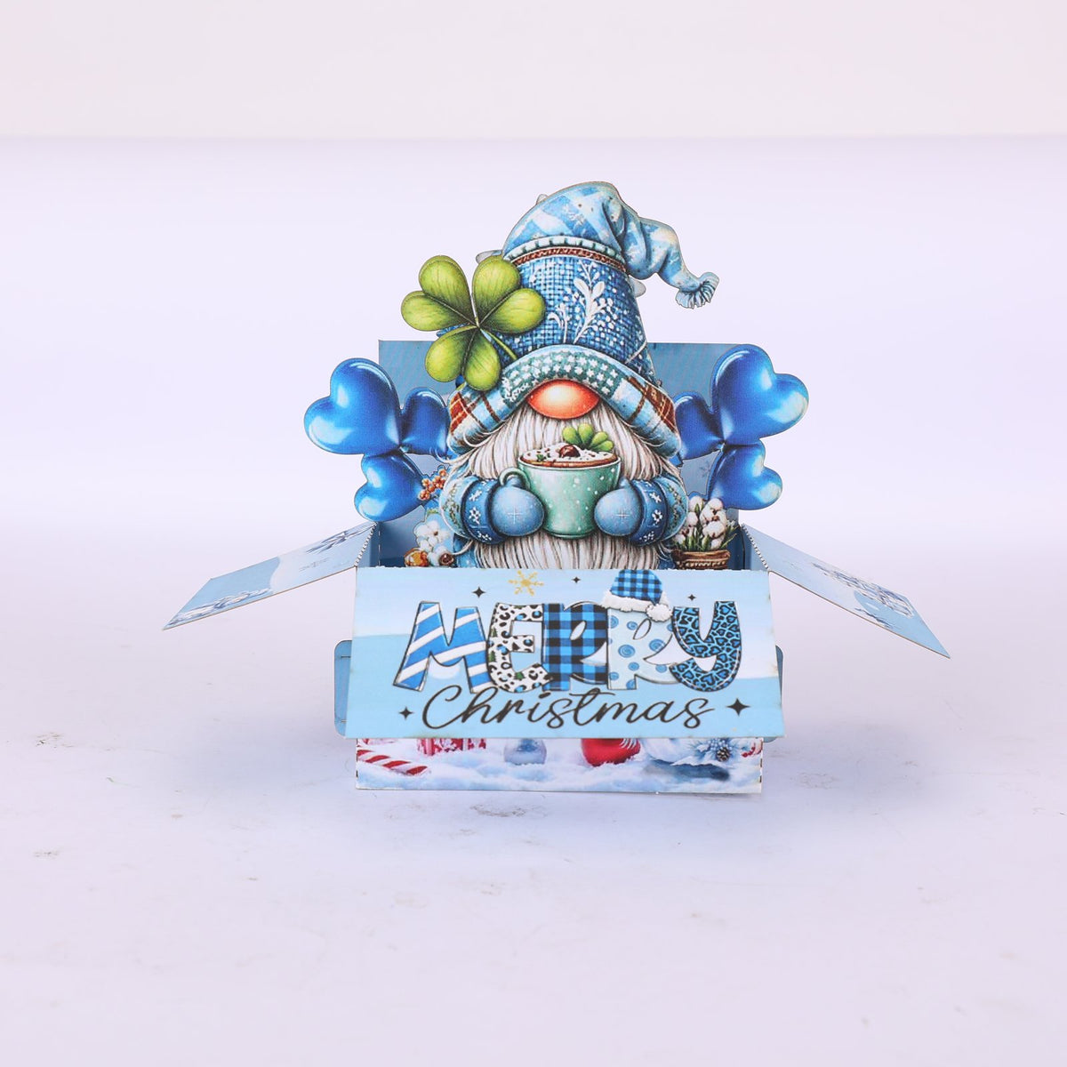 Blue Gnome Box Card