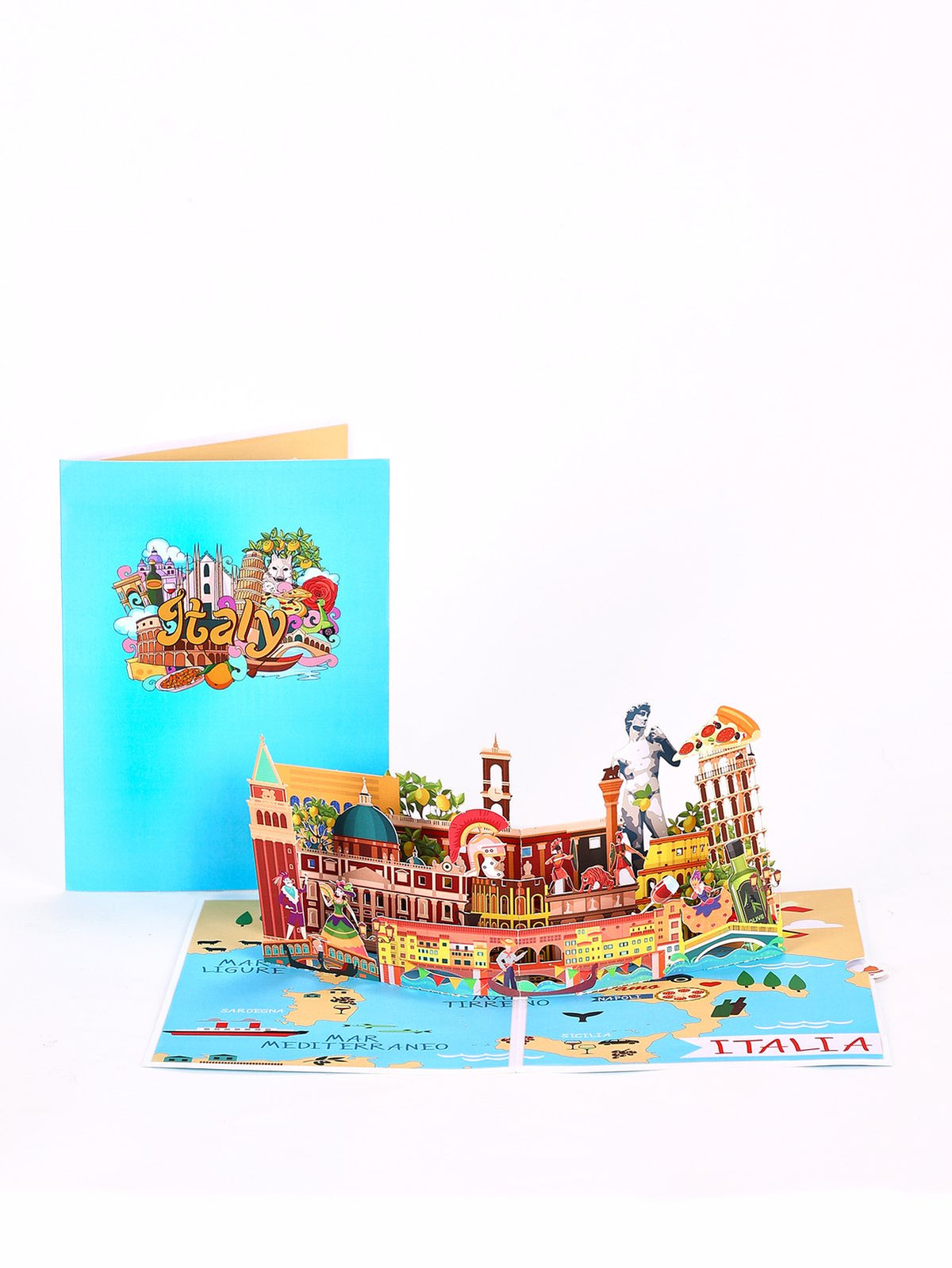 City Cityscape Greeting Card Italy