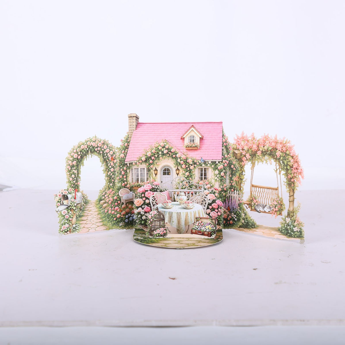 Garden Double Door 3D Pop Up Card
