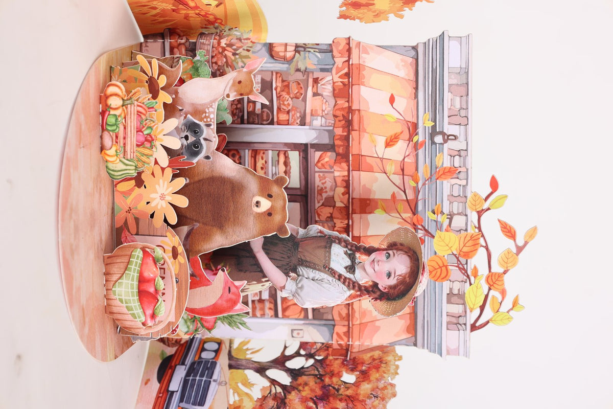 Autumn Garden 3D Pop Up Card