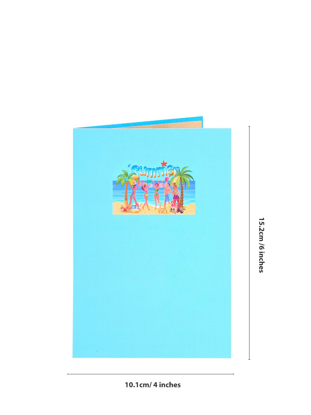 Summer Beach Flip Pop Up Card