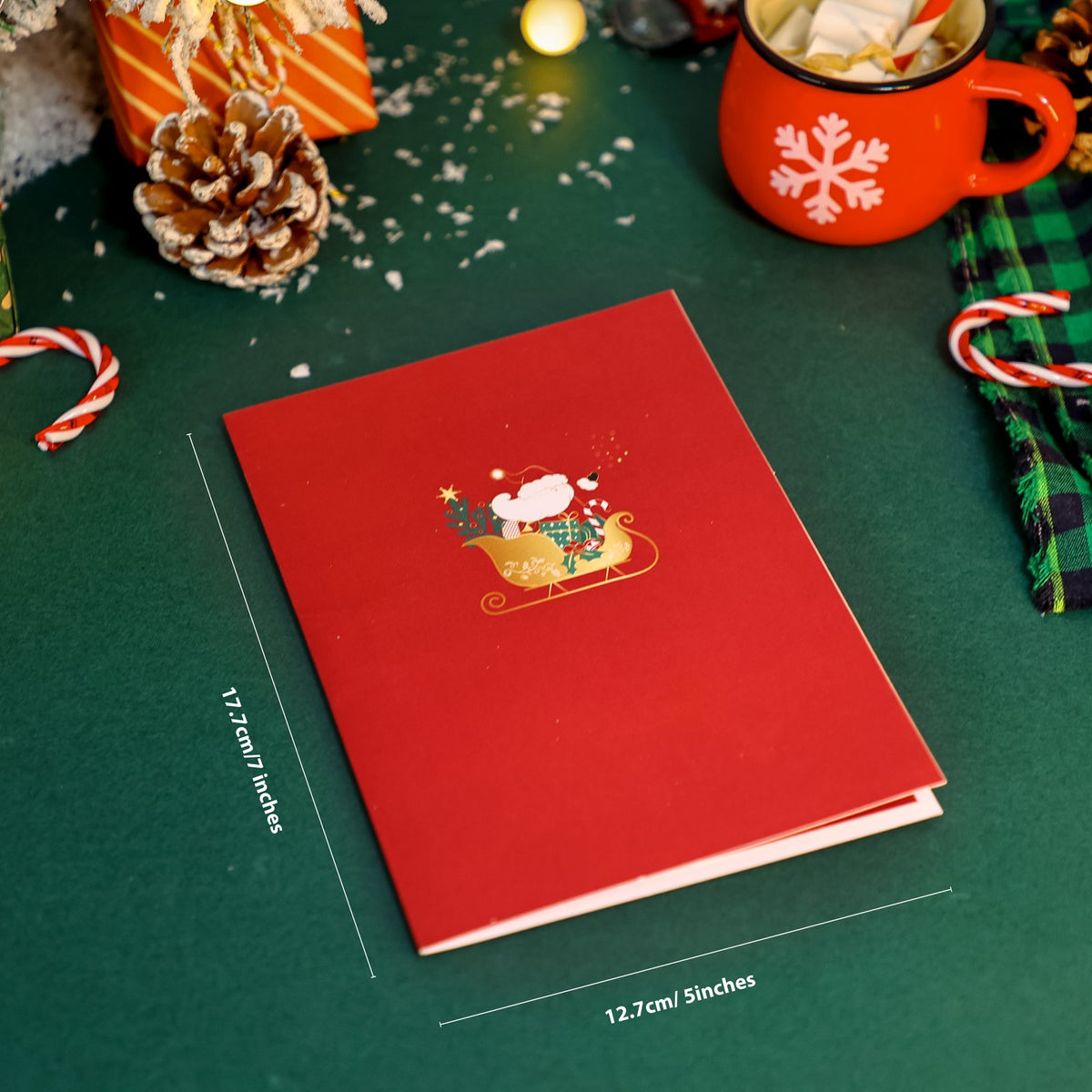 Christmas Spinning Greeting Card