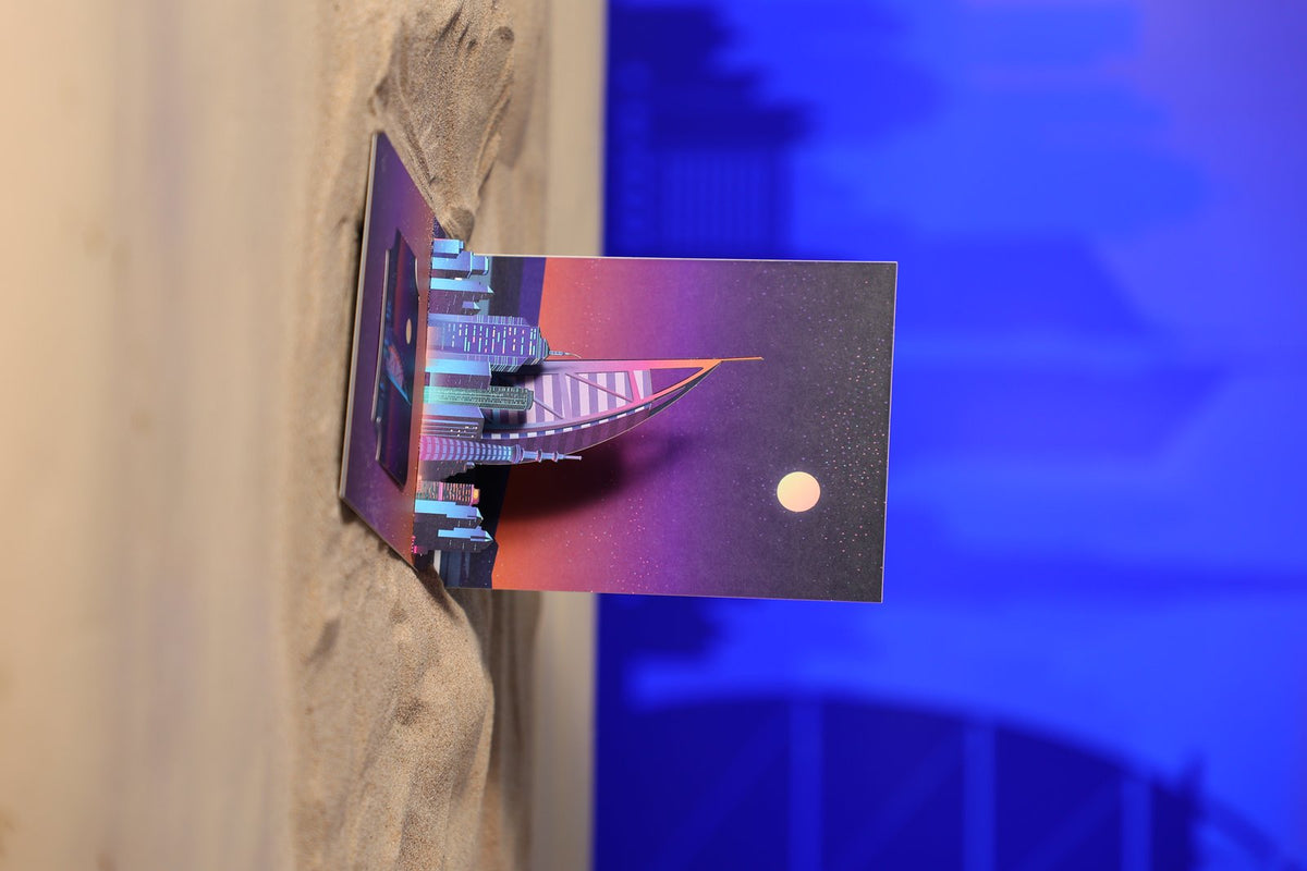 Dubai Burj Al Arab 90° 3D Pop Up Card