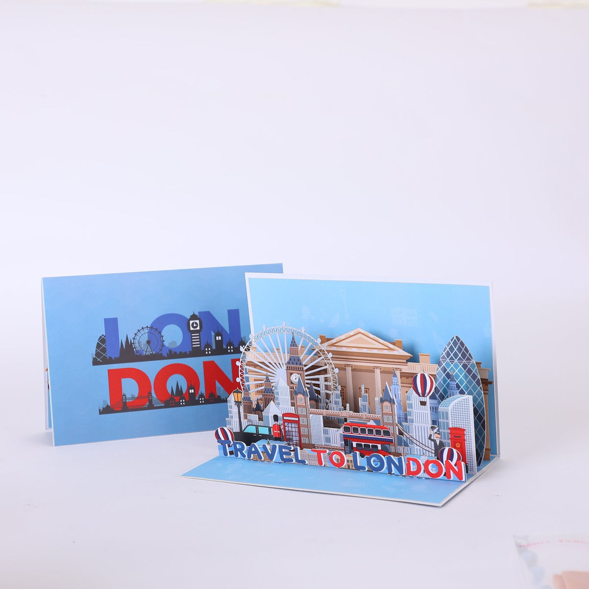 London City 90° 3D Pop Up Card