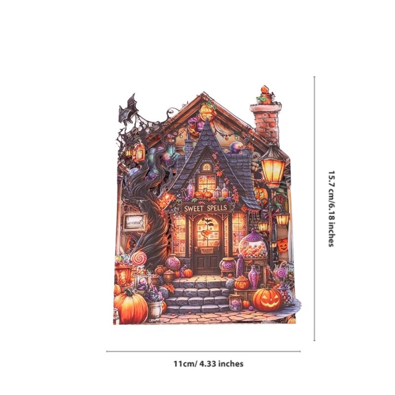 Halloween Double Door Card
