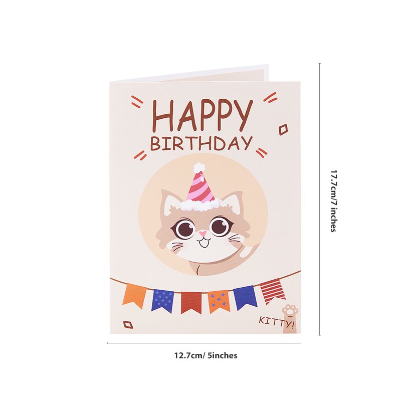 Cat Compliment Birthday Greeting Card