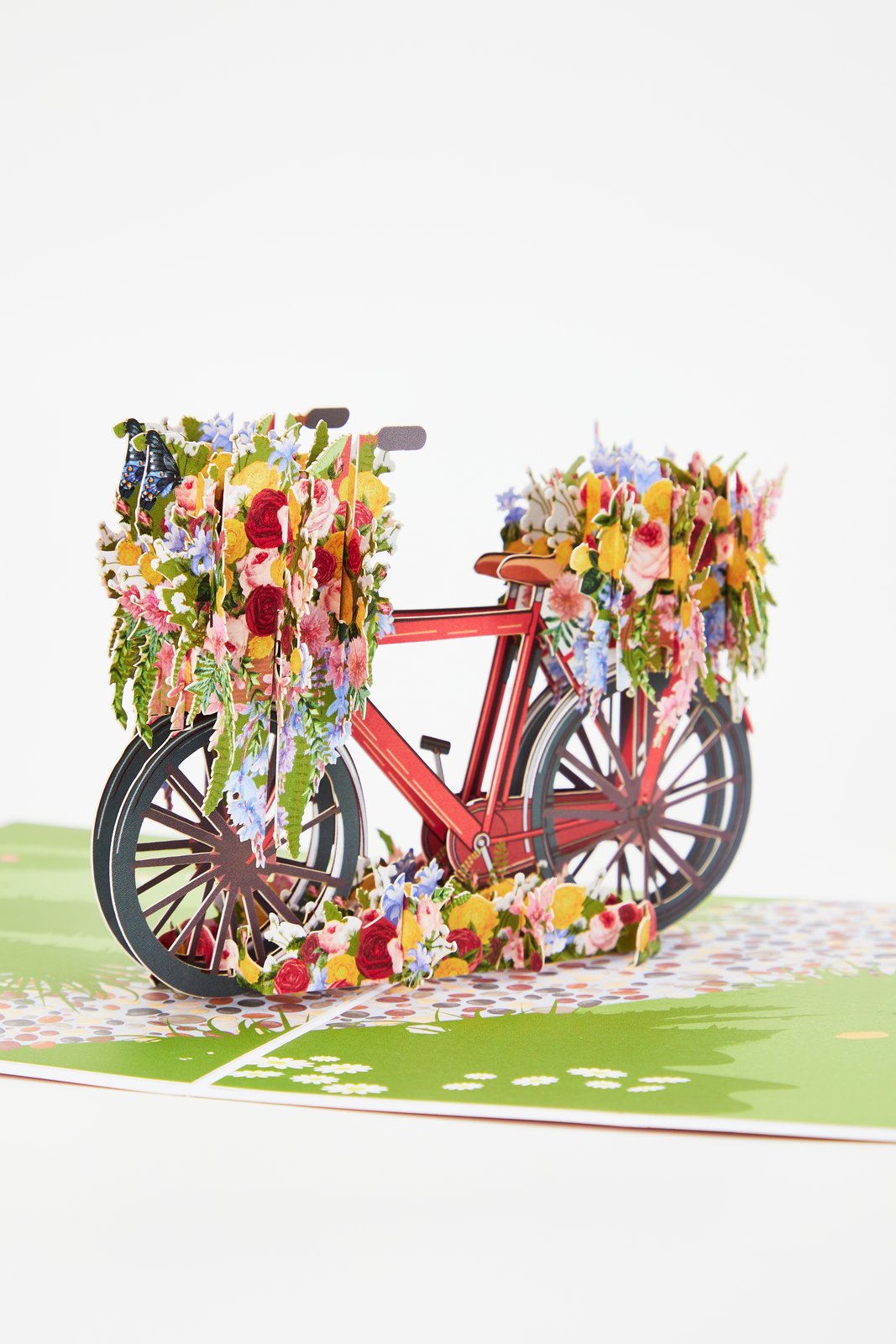 Flower Bicycle Greeting Card A3 Giant