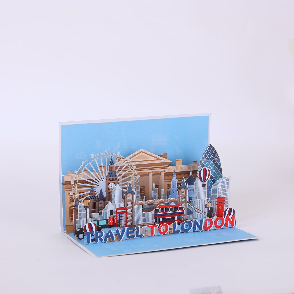 London City 90° 3D Pop Up Card