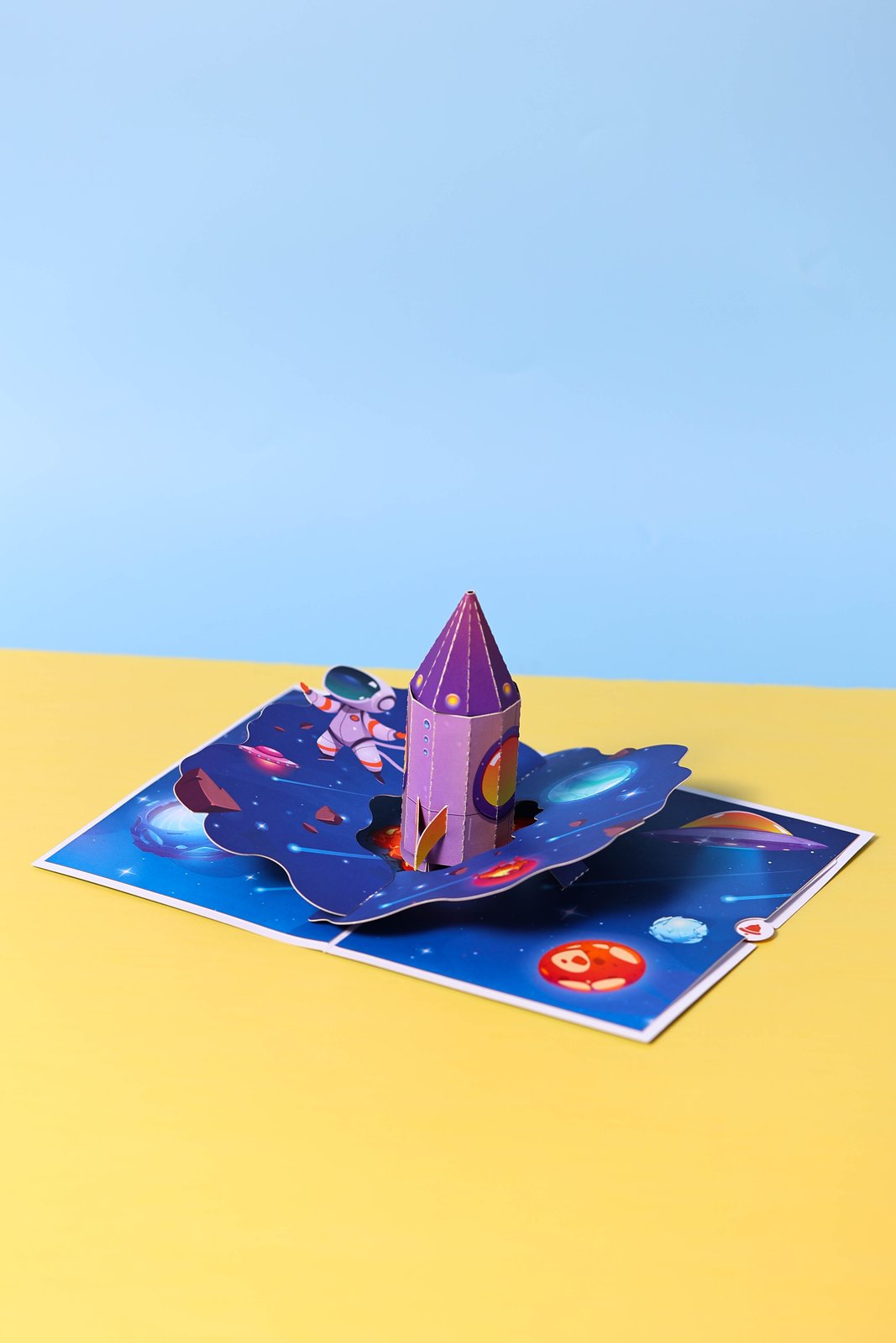 Space Rocket 3D Pop Up Card