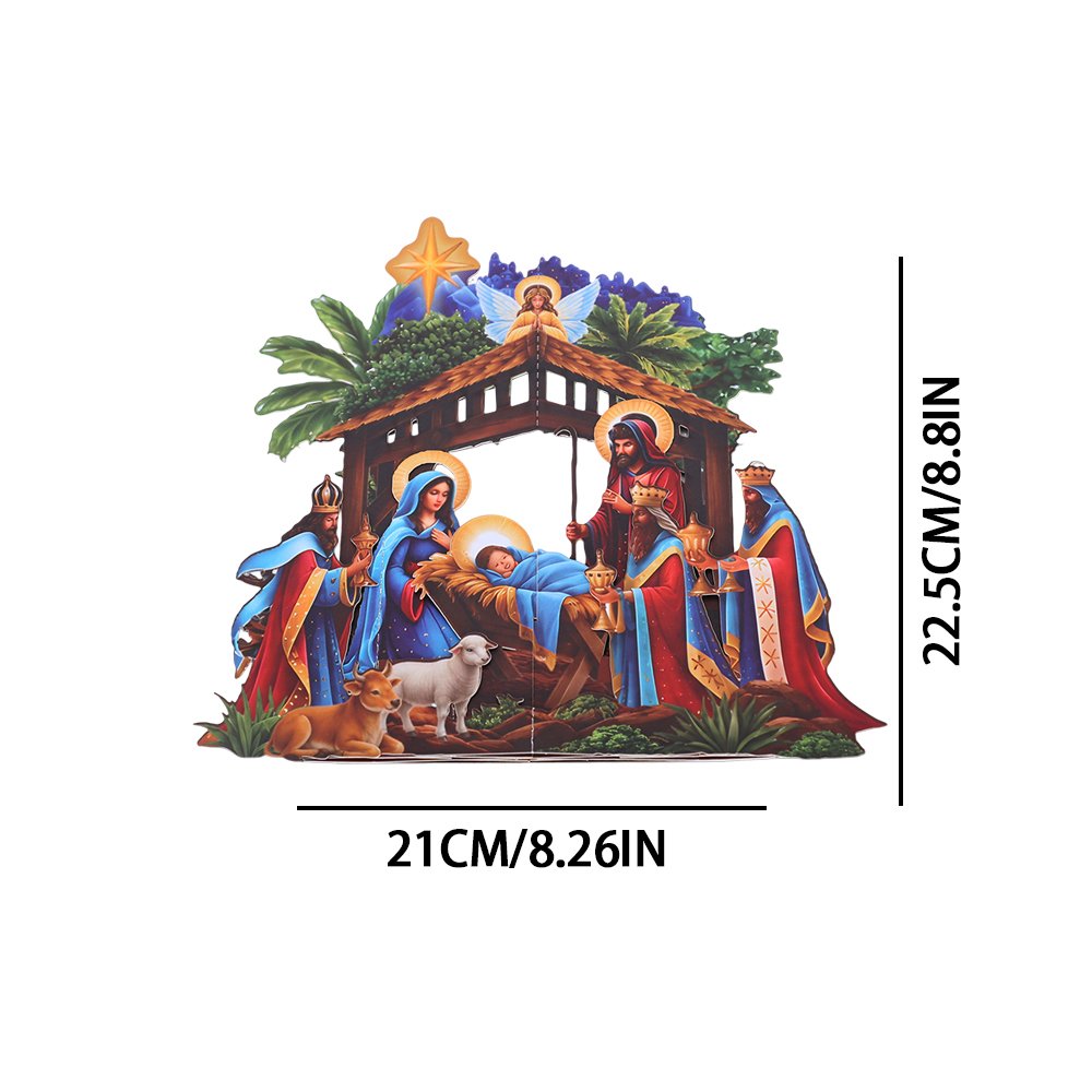 Nativity 3D Pop Up Card