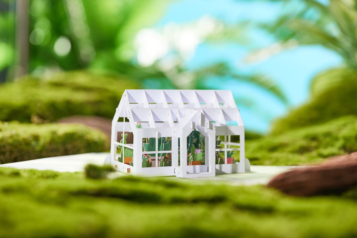 Greenhouse 3D Pop Up Card