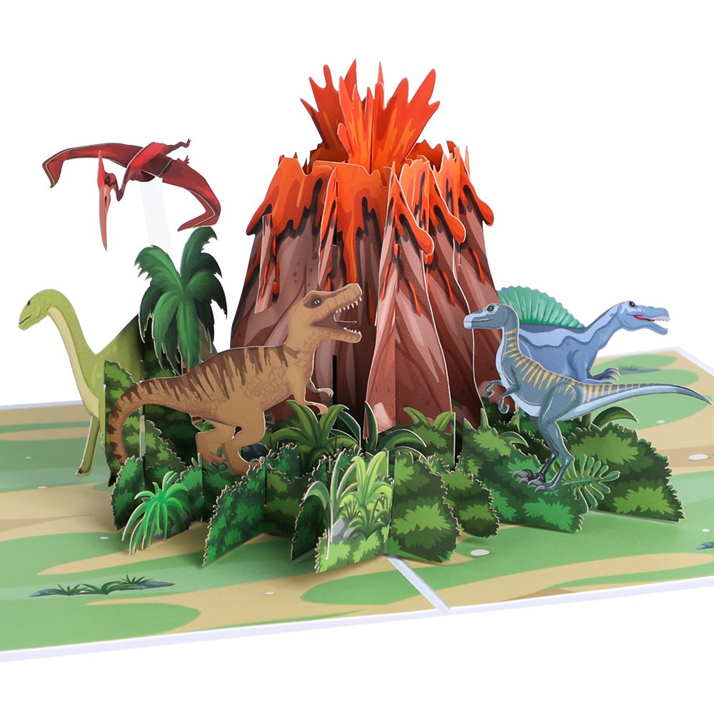 Dinosaur 3D Pop Up Card