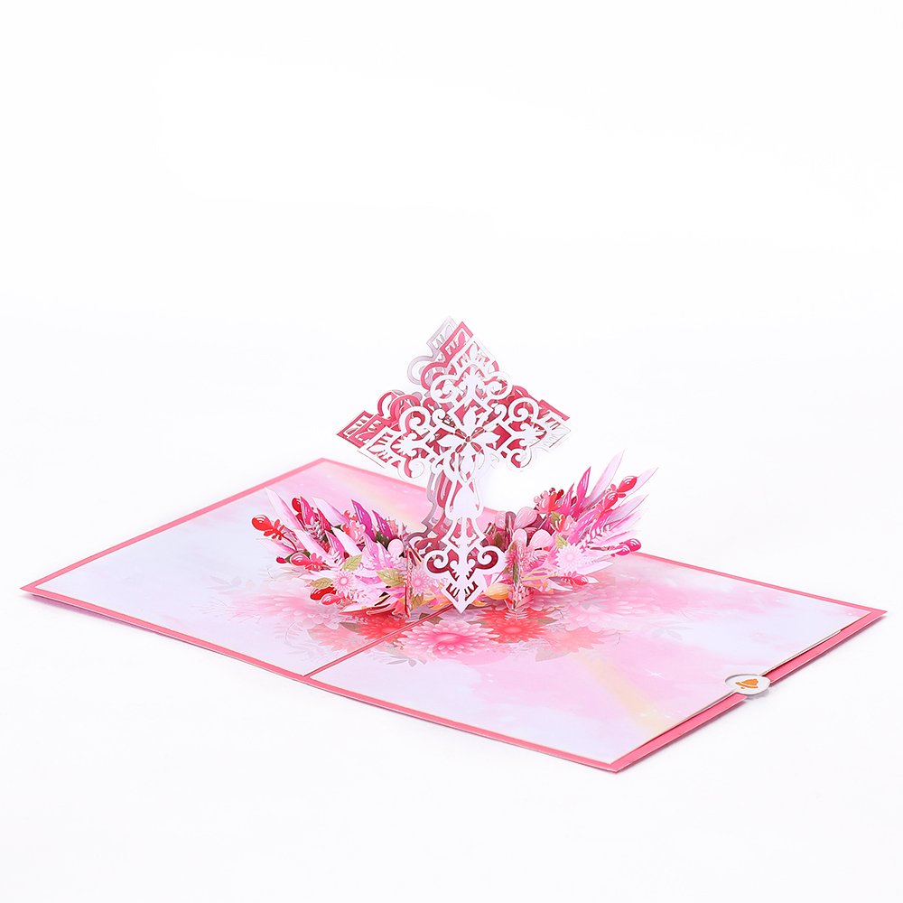Easter Cross Flip Pop Up Card