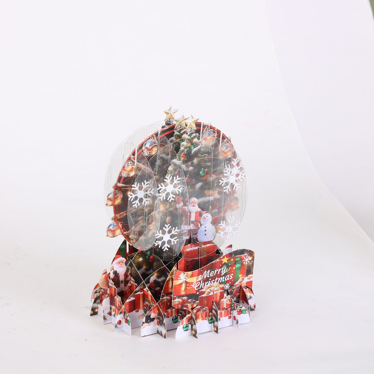 Christmas Crystal Ball 3D Pop Up Card