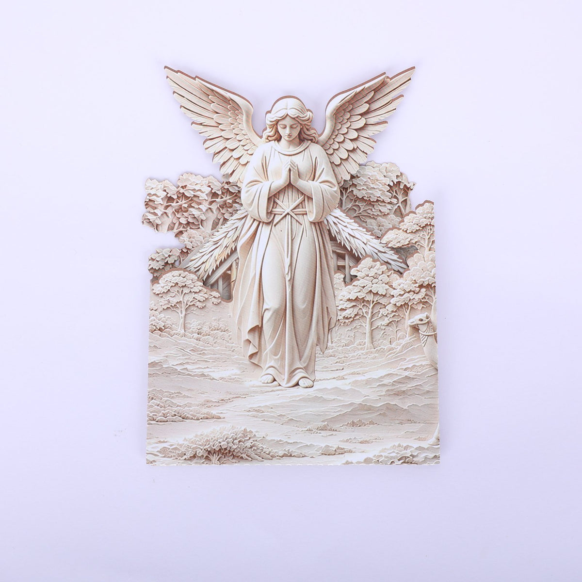 Relief Nativity Greeting Card
