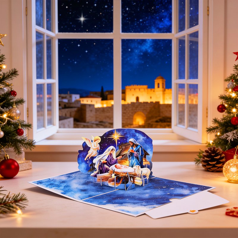 Christmas Jesus Greeting Card