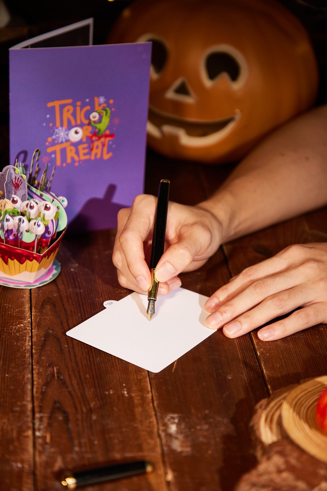 Halloween Tombstone Cupcake Pop Up Card