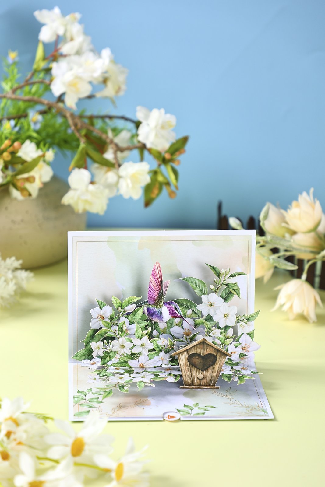 Jasmine Hummingbird Greeting Card 2-Pack
