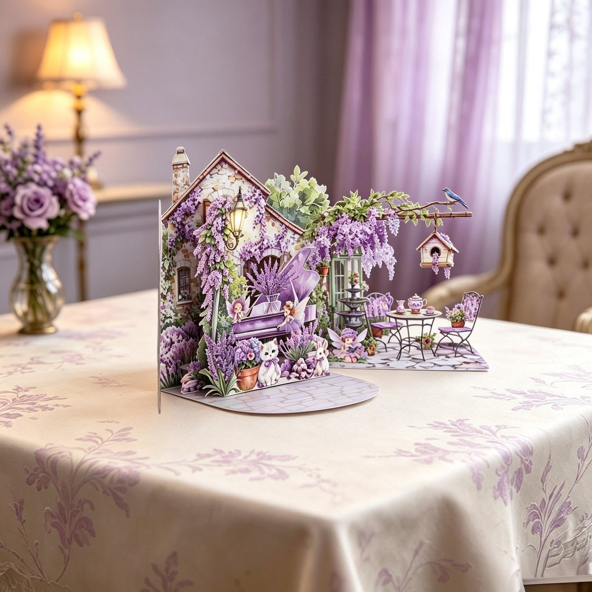 Wisteria Garden Double Door Card