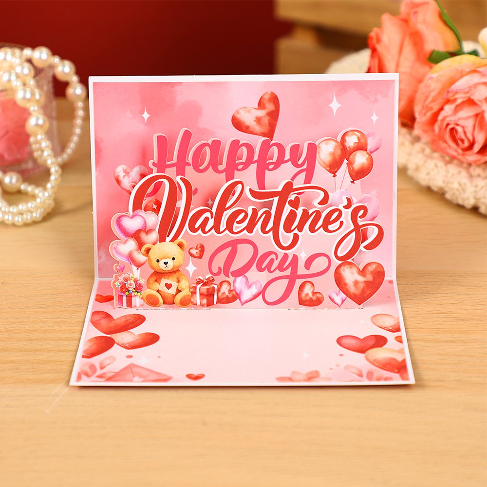 Valentine's Day 3D Pop Up Card