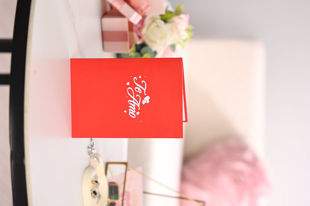 Spain I Love You 3D Pop Up Card