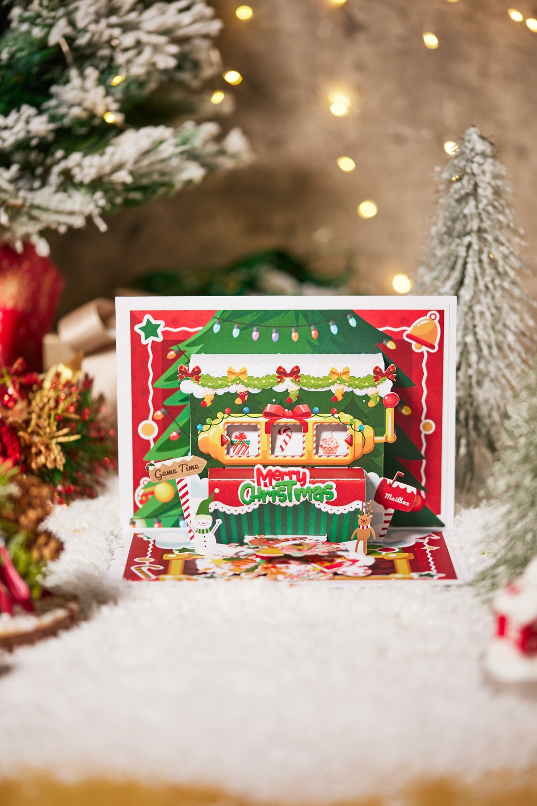 Christmas Game Console 3D Pop Up Card