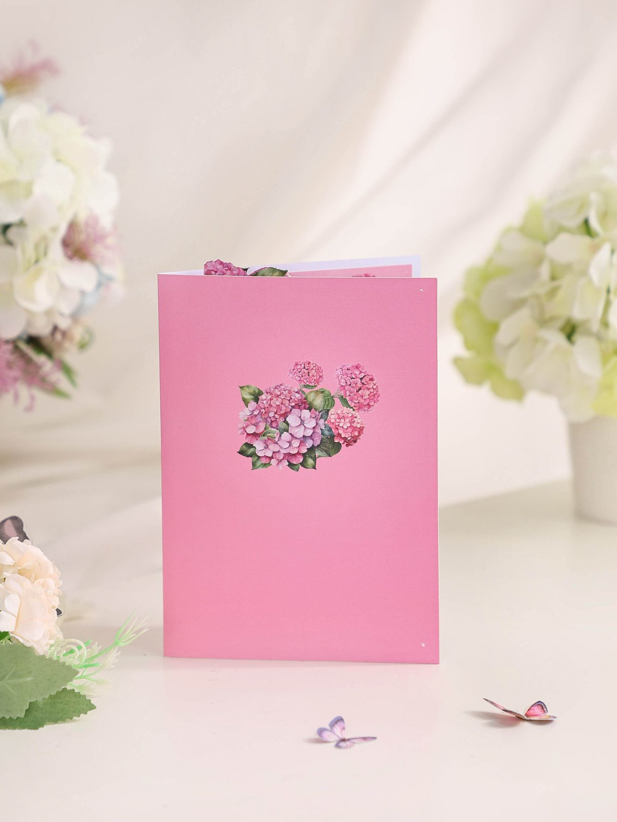 Hydrangea Bouquet 3D Pop Up Card