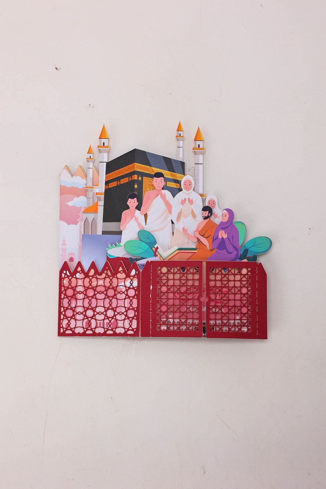 Muslim Kaaba Prayer 3D Pop Up Card