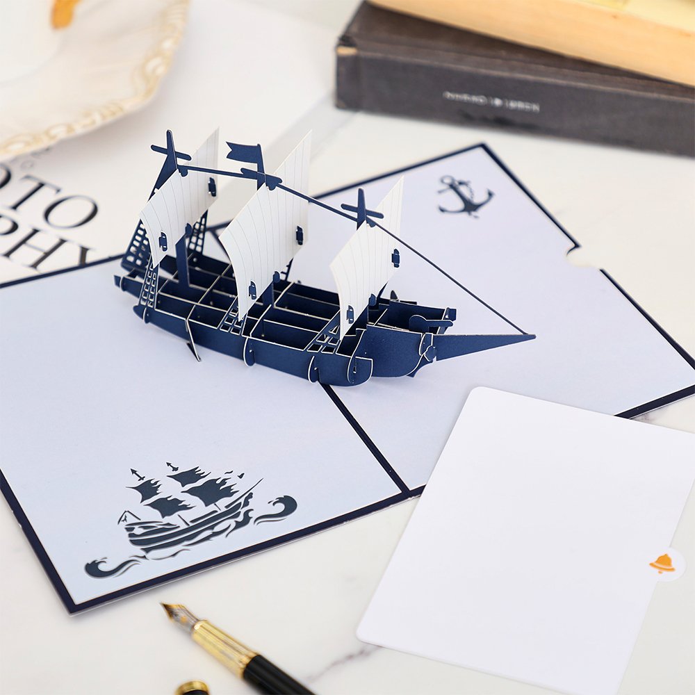 Sailboat 3D Pop Up Card