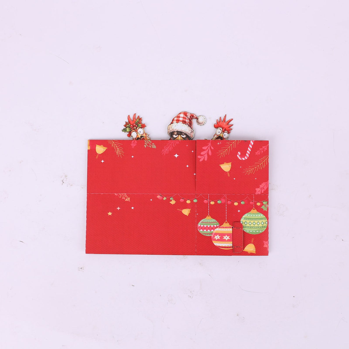 Christmas Rooster Box Card