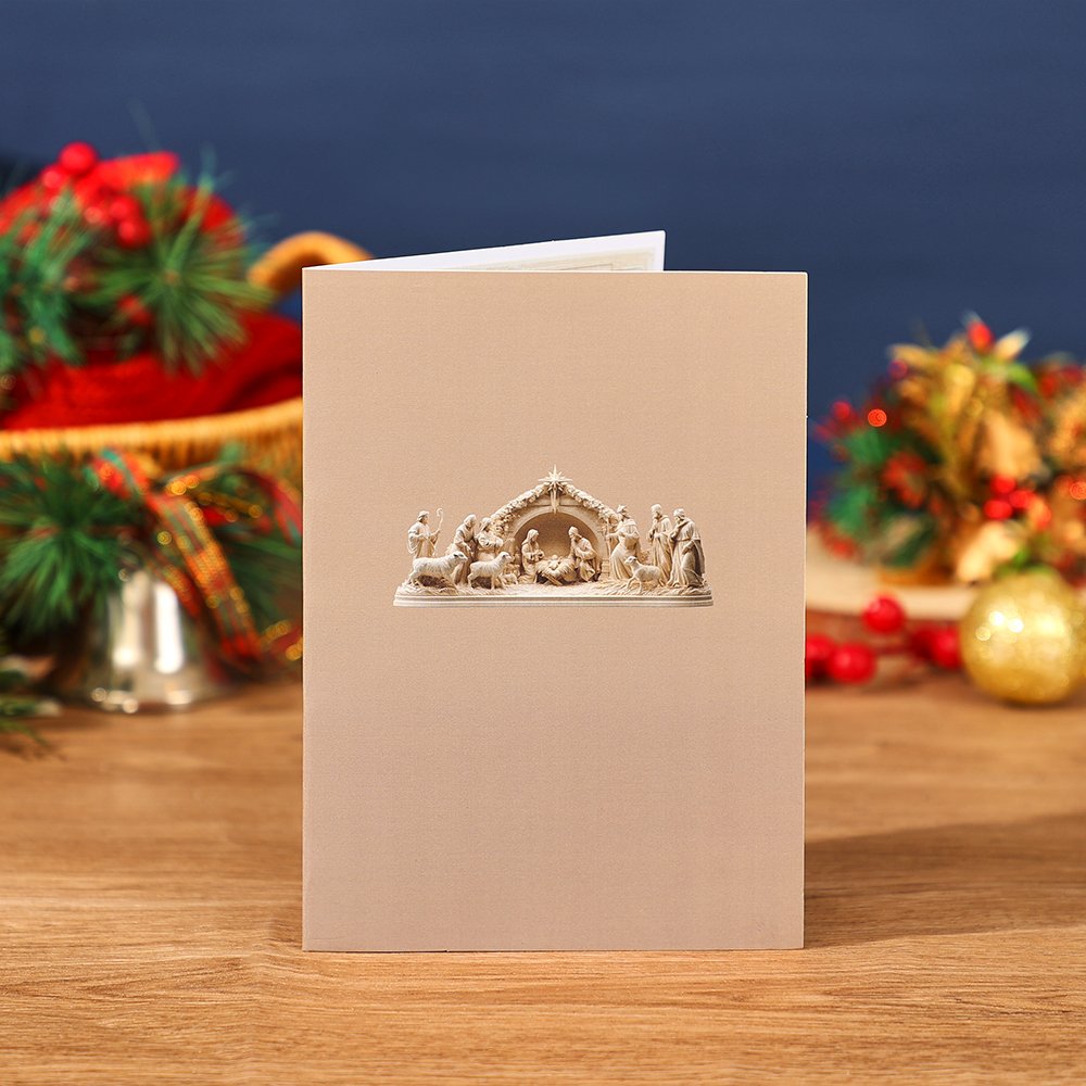 Nativity Statue 3D Pop Up Card